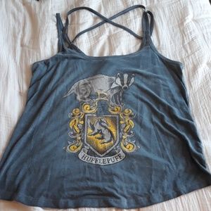 Hufflepuff Crossback Tank Top